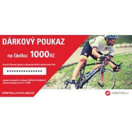 Dárkový poukaz na nákup na castelli-cycling.cz